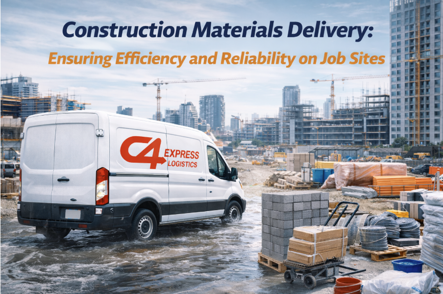 Construction materials delivery made efficient.