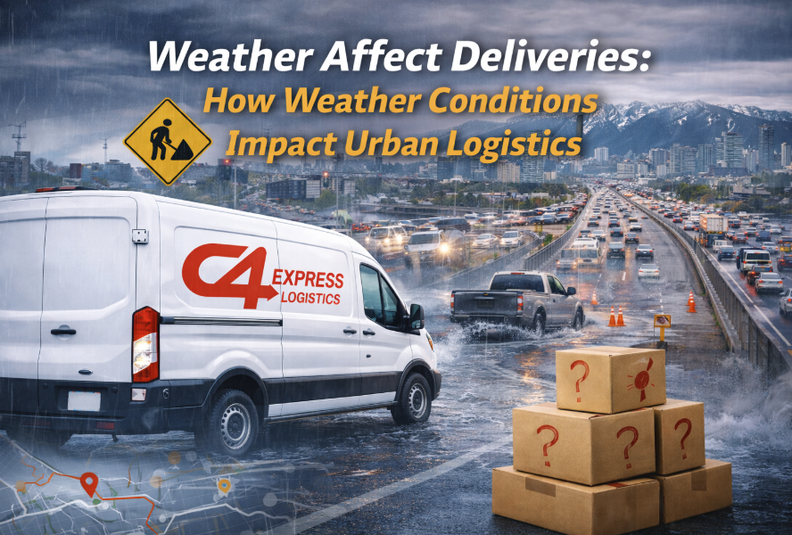 How the weather affects deliveries in BC