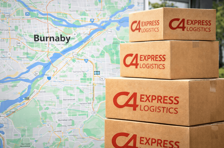 Same-day courier service operating in Burnaby BC